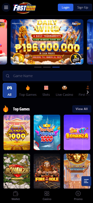 FastWin Casino screenshot