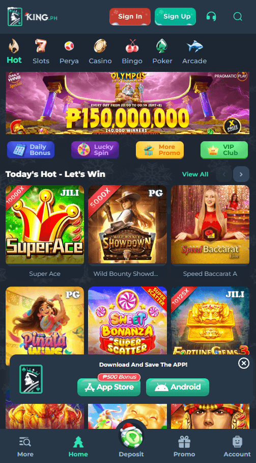 King Casino screenshot