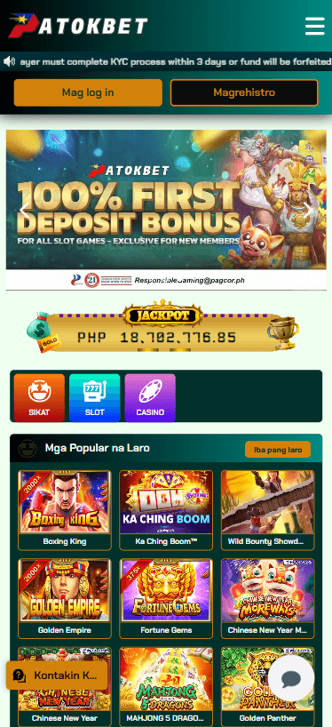 Patokbet Casino screenshot